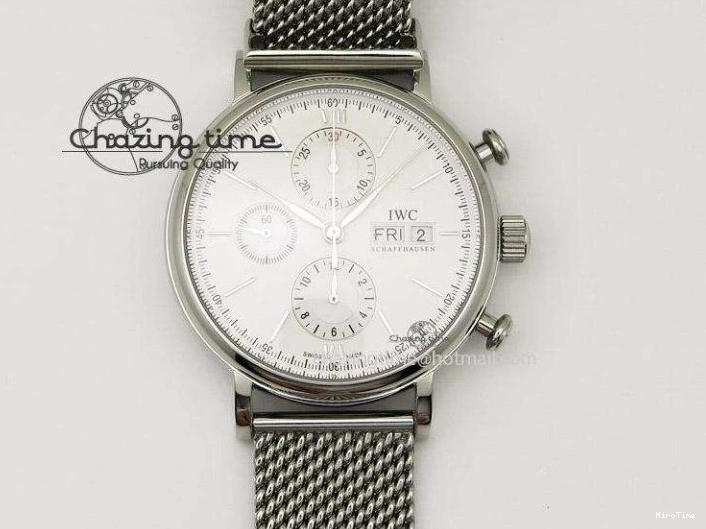 MIROTIME 0509 Pilot Chrono IW377726 ZF 1:1 Best Edition Green Dial on Brown Leather Strap A Trendsetting 7125